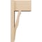 Ekena Millwork 8-in W x 12-in D x 24-in H Funston Block Rough Cedar Woodgrain TimberThane Outlooker, Primed Tan OUTUR080X12X24FST44RCPR - alternate 6